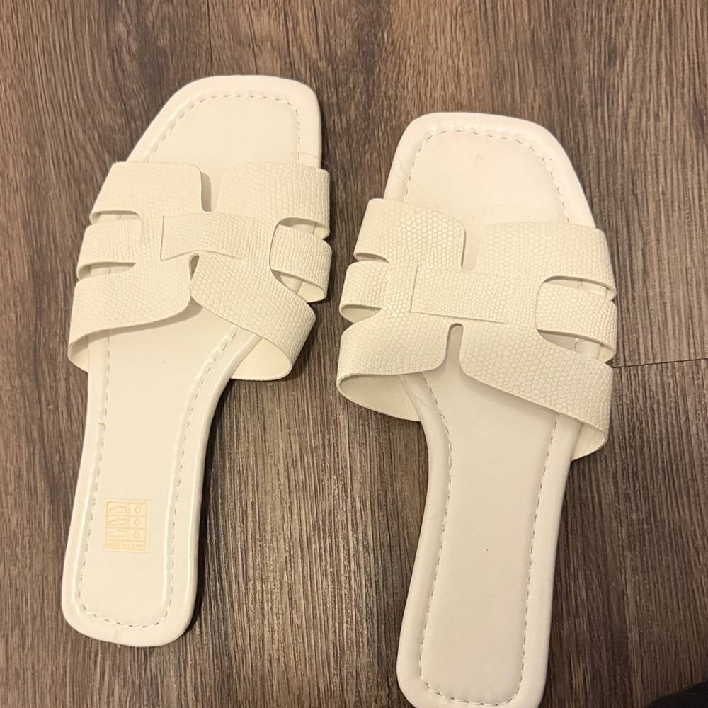 Elegant White Women's Sandals